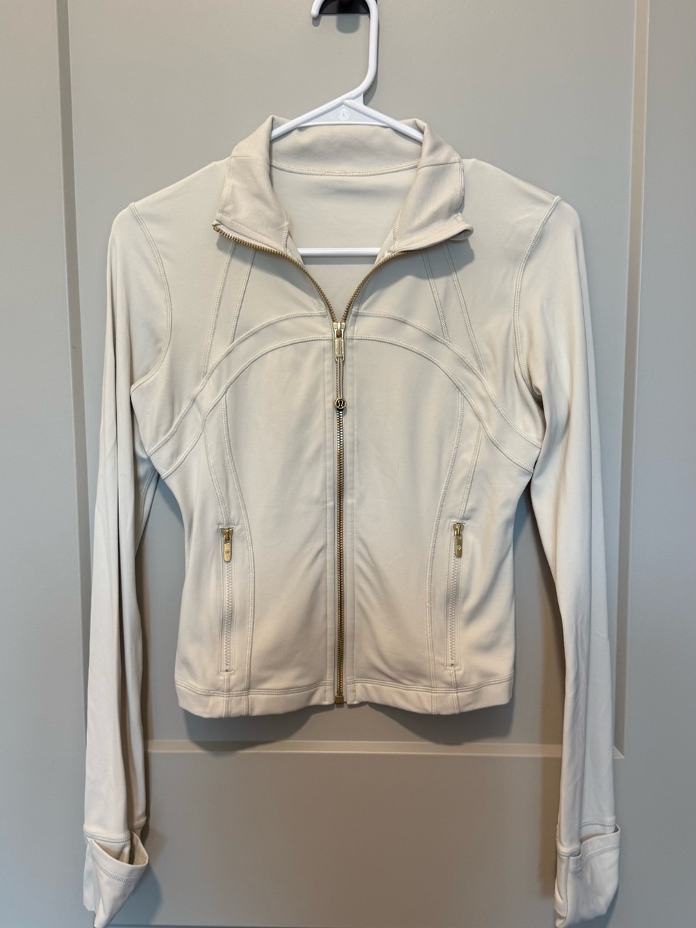 lululemon athletica Cream Zip-Up Define Jacket